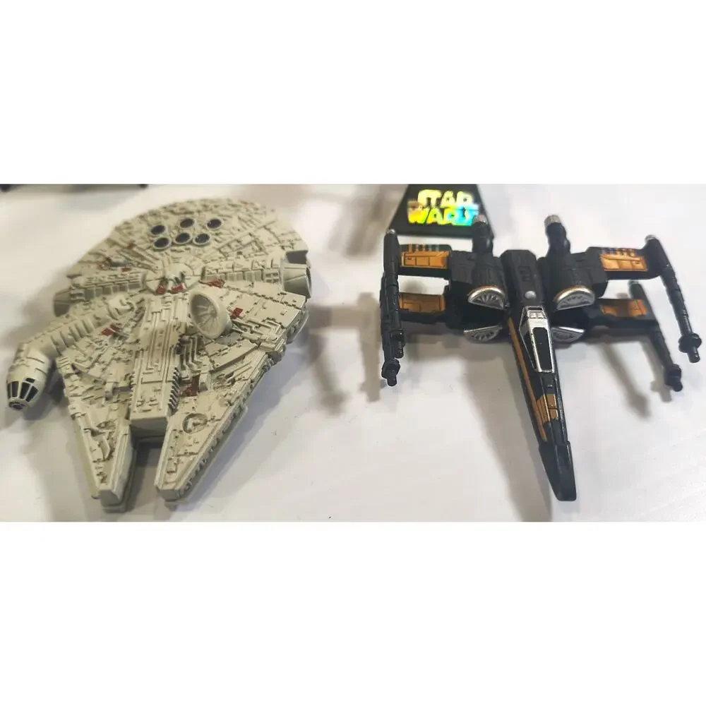 Star Wars 19 Vehicle Lot including HOT WHEELS STARSHIPS & TITANIUM SERIES, Used!
